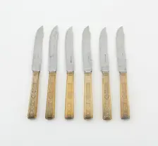 Set of Dessert Knives (10), Paris, 1789/1820. Creators: Martin-Guillaume Biennais, Pierre-Benoît Lorillon