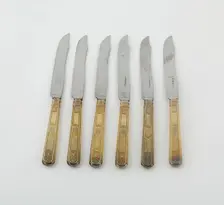 Set of Dinner Knives (10), Paris, 1789/1820. Creators: Martin-Guillaume Biennais, Pierre-Benoît Lorillon