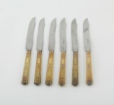Set of Dinner Knives (14), Paris, 1789/1820. Creators: Martin-Guillaume Biennais, Pierre-Benoît Lorillon