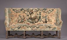 Set of Four Chairs and Settee, c. 1715. Creator: Royal Savonnerie Manufactory, Chaillot Workshops (French, est. 1627)