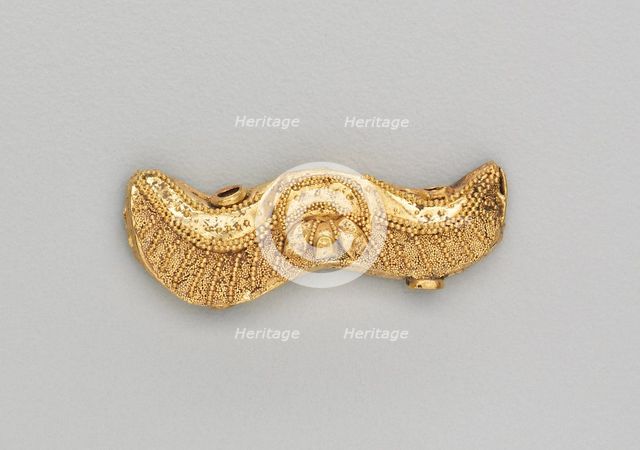 Set of Pendants Ending in a Bull's Head, 185-72 BC. Creator: Unknown.