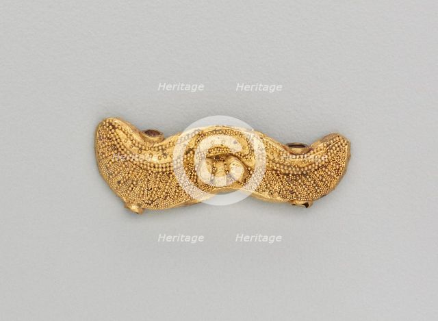 Set of Pendants Ending in a Bull's Head, 185-72 BC. Creator: Unknown.