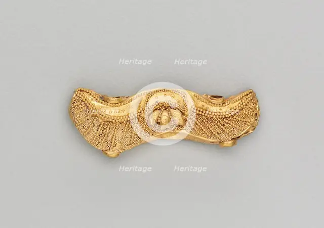 Set of Pendants Ending in a Bull's Head, 185-72 BC. Creator: Unknown.