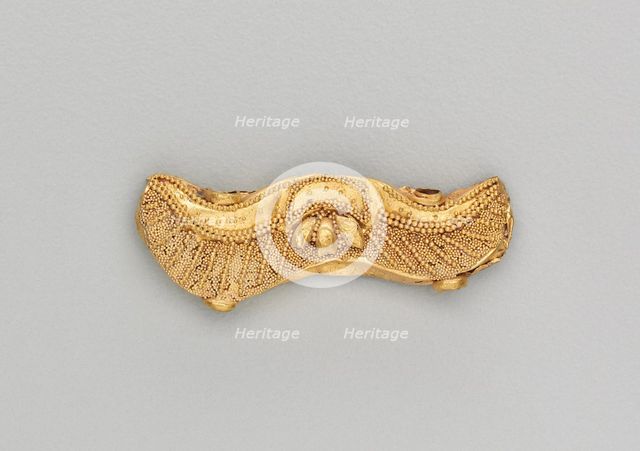 Set of Pendants Ending in a Bull's Head, 185-72 BC. Creator: Unknown.