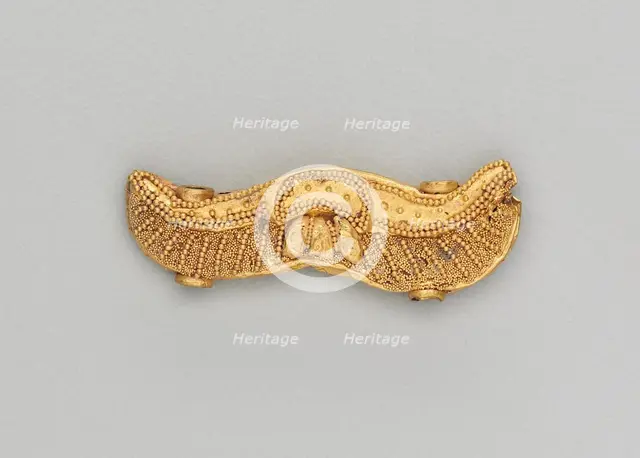 Set of Pendants Ending in a Bull's Head, 185-72 BC. Creator: Unknown.