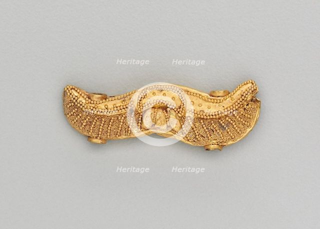 Set of Pendants Ending in a Bull's Head, 185-72 BC. Creator: Unknown.