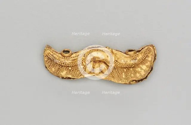 Set of Pendants Ending in a Bull's Head, 185-72 BC. Creator: Unknown.