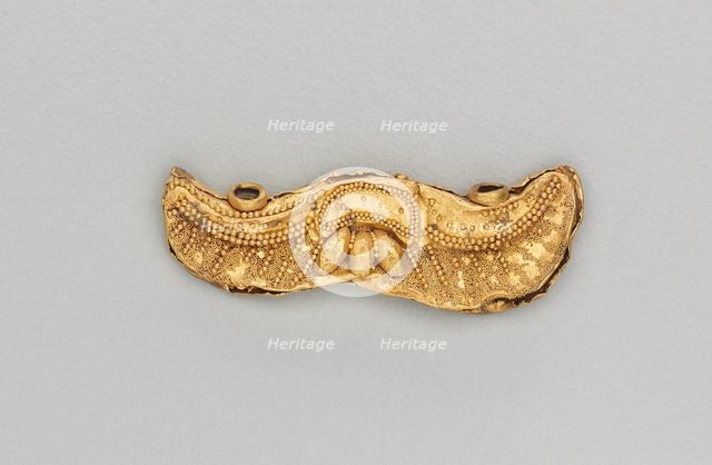 Set of Pendants Ending in a Bull's Head, 185-72 BC. Creator: Unknown.