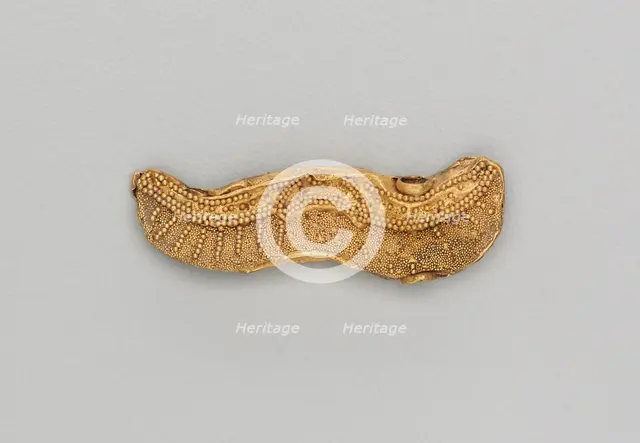 Set of Pendants Ending in a Bull's Head, 185-72 BC. Creator: Unknown.