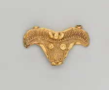 Set of Pendants Ending in a Bull's Head, 185-72 BC. Creator: Unknown