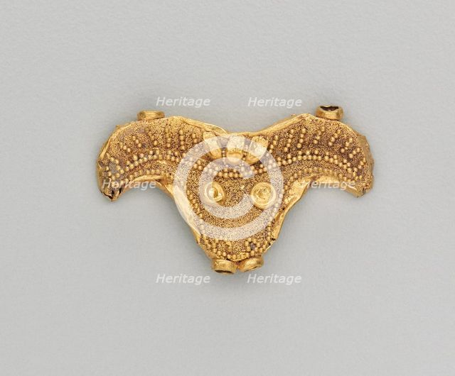 Set of Pendants Ending in a Bull's Head, 185-72 BC. Creator: Unknown.