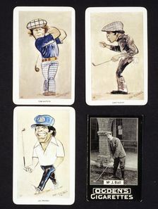Set of player cards, c1970s