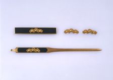 Set of Sword Fittings (Mitokoromono), Japanese, late 15th-early 16th century. Creator: Goto Sojo