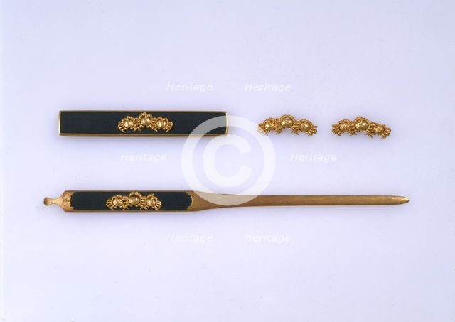 Set of Sword Fittings (Mitokoromono), Japanese, late 15th-early 16th century. Creator: Goto Sojo.