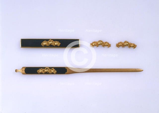 Set of Sword Fittings (Mitokoromono), Japanese, late 15th-early 16th century. Creator: Goto Sojo.