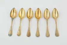 Set of Tablespoons (10), Paris, 1789/1820. Creators: Martin-Guillaume Biennais, Pierre-Benoît Lorillon