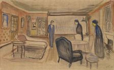 Set Design for Henrik Ibsen's "Ghosts", 1906. Creator: Edvard Munch
