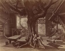 Set design for opera Die Walküre by Richard Wagner, ca 1878