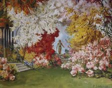 Set design for opera Parsifal by Richard Wagner, 1882