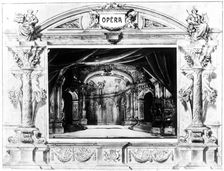 Set design for Mozart's Don Giovanni, 1875
