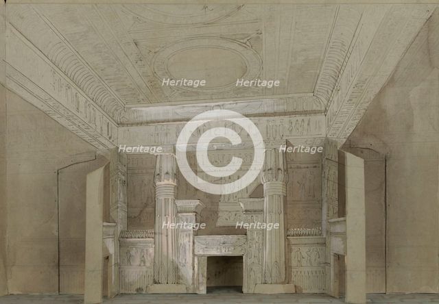 Set design for the Opera Aida by Giuseppe Verdi, Paris, Théâtre national de l'Opéra, 22.03.1880, 188