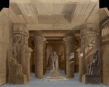Set design for the Opera Aida by Giuseppe Verdi, Paris, Théâtre national de l'Opéra, 22.03.1880, 188
