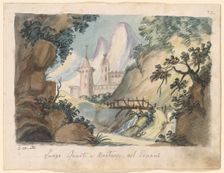 Set design for the Opera Ernani by Giuseppe Verdi