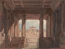 Set design for the Opera Poliuto by Gaetano Donizetti