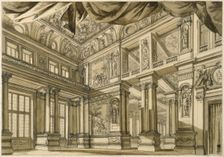 Set design for the Opera Scipione (Scipio) by George Frideric Handel, 18th century