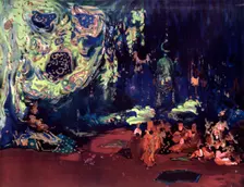 Set design for the ballet Scheherazade, c1913. Artist: Leon Bakst