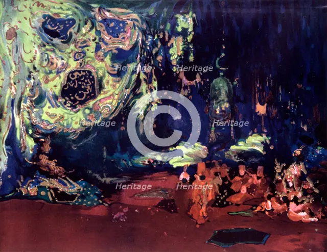 Set design for the ballet Scheherazade, c1913. Artist: Leon Bakst