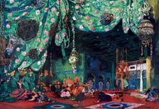 Set design for the ballet Scheherazade, c1913. Artist: Leon Bakst