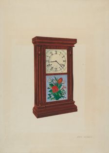 Seth Thomas Clock, 1935/1942. Creator: Arthur Matthews