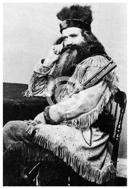Seth Kinman, American hunter, 1860s (1955). Artist: Unknown