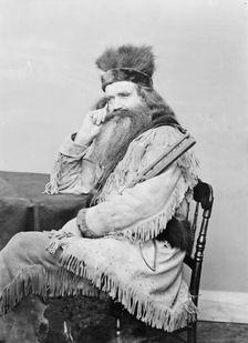 Seth Kinman, between 1855 and 1865. Creator: Unknown