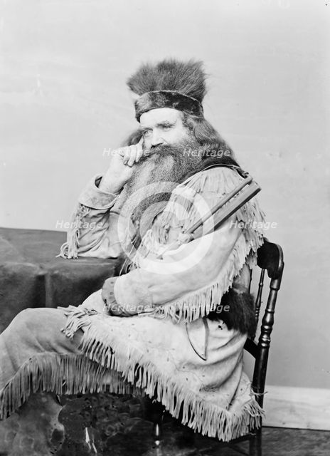 Seth Kinman, between 1855 and 1865. Creator: Unknown.