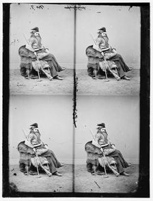 Seth Kinman, between 1860 and 1875. Creator: Unknown