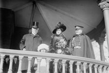 Seth Low, Mrs. C.S. Whitman, Lorillard Spencer, 1915. Creator: Bain News Service