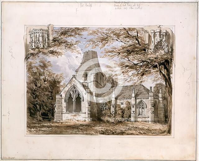 Seton Chapel, Haddington - South East, 1845 - 1852. Creator: Robert William Billings.