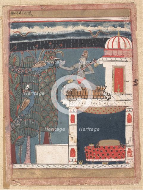 Setmalar Ragini: Folio from a ragamala series (Garland of Musical Modes) , ca. 1630-40. Creator: Unknown.