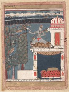 Setmalar Ragini: Folio from a ragamala series (Garland of Musical Modes) , ca. 1630-40. Creator: Unknown