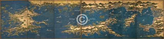 Seto Inland Sea, Second Half of the 17th cen.. Artist: Anonymous  
