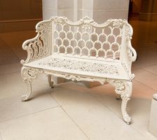 Settee, 1850-1900. Creator: Unknown