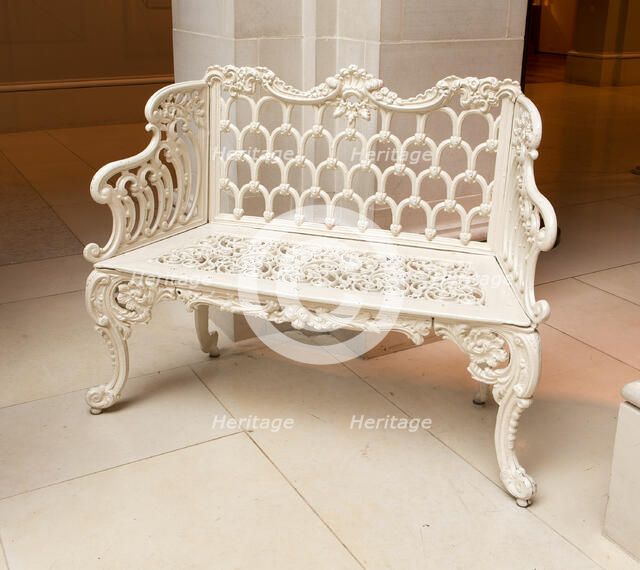 Settee, 1850-1900. Creator: Unknown.