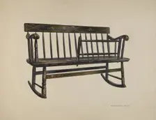 Settee, 1935/1942. Creator: Ralph Morton