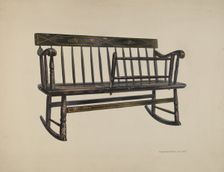Settee, 1935/1942. Creator: Ralph Morton