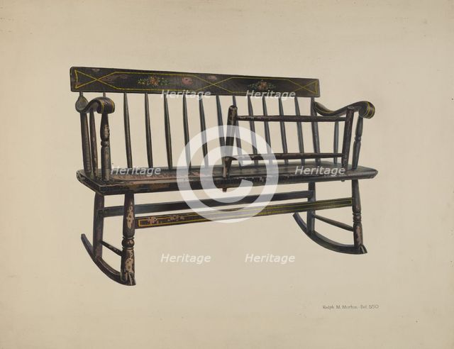 Settee, 1935/1942. Creator: Ralph Morton.