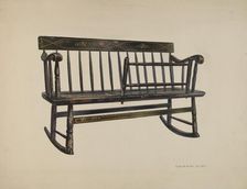 Settee, 1935/1942. Creator: Ralph Morton