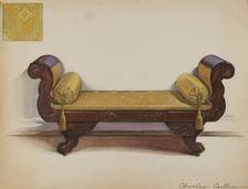 Settee, 1936. Creator: Charles Cullen