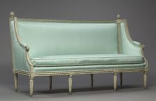 Settee, c. 1780. Creator: Philippe-Joseph Pluvinet (French, 1793)